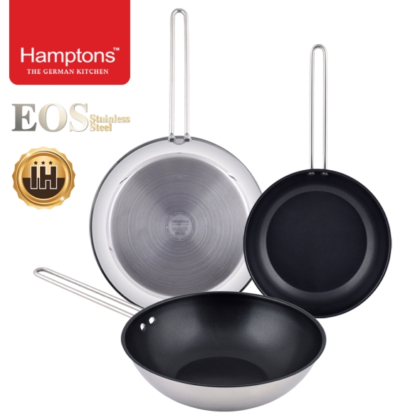 햄튼 EOS스텐 인덕션 코팅 프라이팬3종세트C((HTEF-22F28F28W)