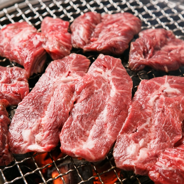 [청년미트] 1++등급 투뿔 한우 특수부위모듬 450g (앞치마살+업진안살+삼각살)