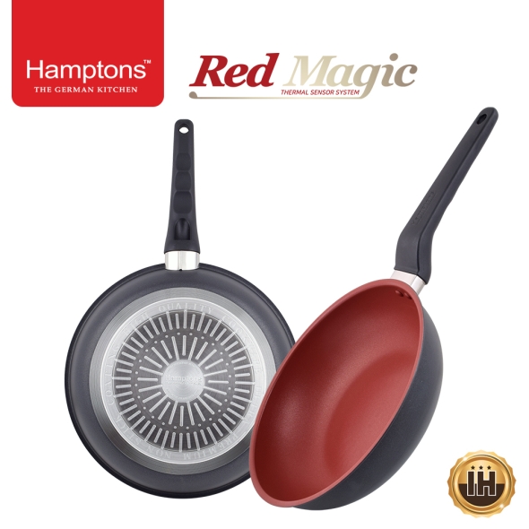 햄튼 레드매직 인덕션 프라이팬2종세트-B(HTR-24F24W)
