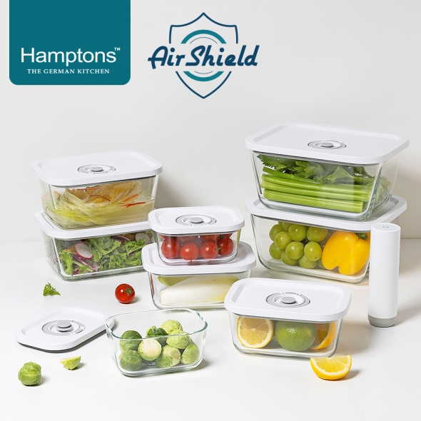 햄튼 에어실드 원터치 진공 밀폐용기세트(17P)-D