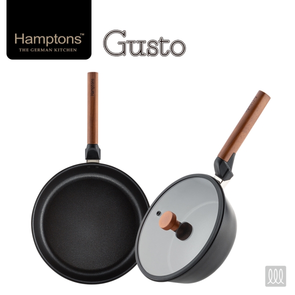 햄튼 구스토 인덕션 프라이팬2종세트(3P)-B(26F24W24G)