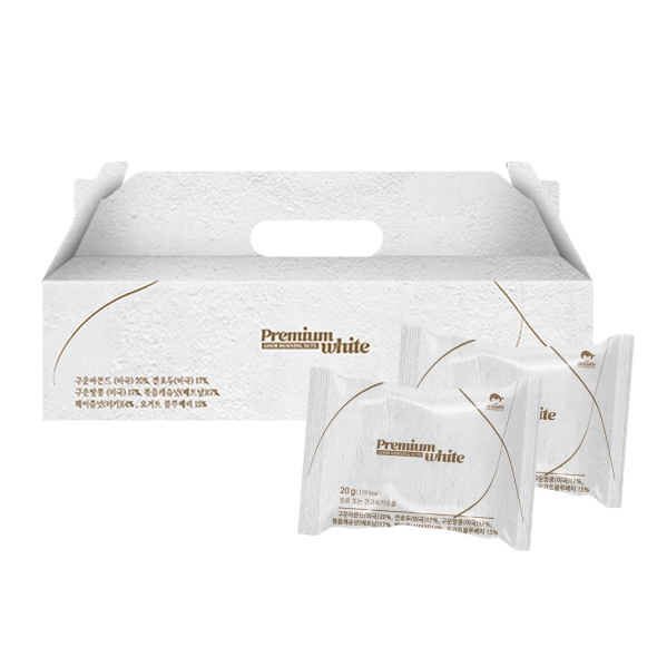 [굿모닝너츠] 하루한줌견과 프리미엄 화이트 (25봉/50봉/75봉/100봉)
