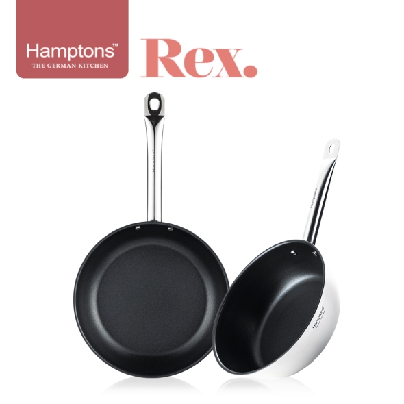 햄튼 렉스 스텐 인덕션 코팅 프라이팬2종세트-D /26F24W