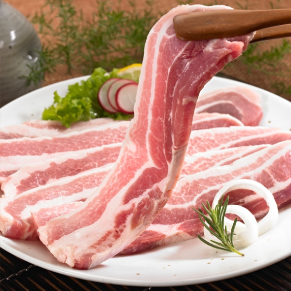 [청년미트] 1+등급 한돈 삼겹살 300g/500g (구이용/수육용/찌개용)