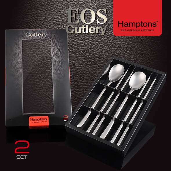 햄튼  EOS 수저세트(유광) 2P