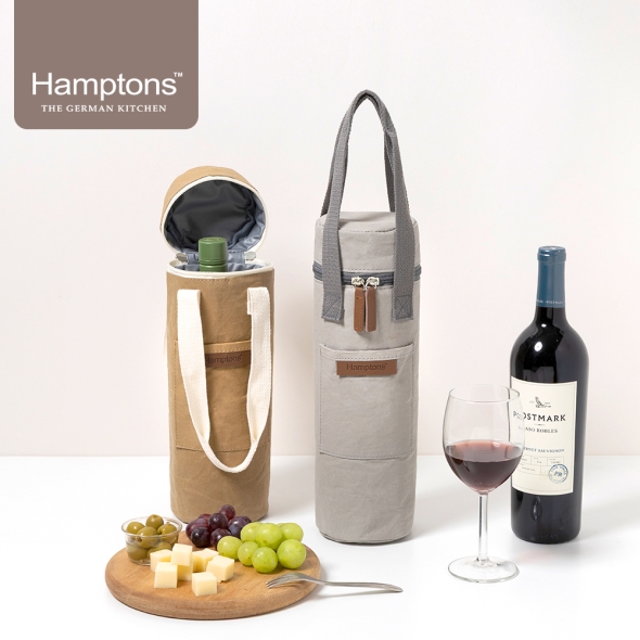 햄튼 트러플(Truffle) 와인쿨러백 2.2L(보온, 보냉)그레이&브라운 택1