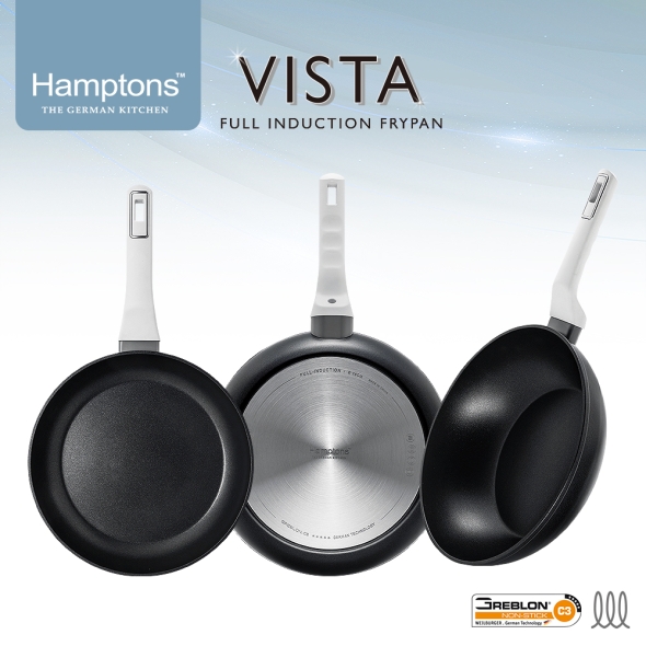 햄튼 비스타 풀인덕션 C3코팅 후라이팬 3종 세트-D(26F28F28W)