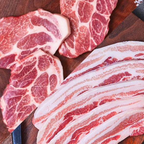 [품질보장] 보람 한돈 500g(옵션선택 삼겹살 목살)