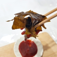 꼬들 꼬들 완전  맛있는  생미역