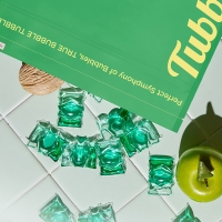 Tubble [7종효소] 탈취력 및 ２1일 향기  테스트완료 캡슐 세탁세제 30p
