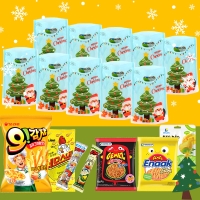 [간식대장] 크리스마스 산타트리 파우치 7종_10set (s0002)