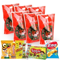[간식대장] 크리스마스 산타리스 파우치 7종_6set (s0008)