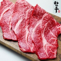 [1+등급 이상] 한우 모듬 500G (등심+부채+삼각)