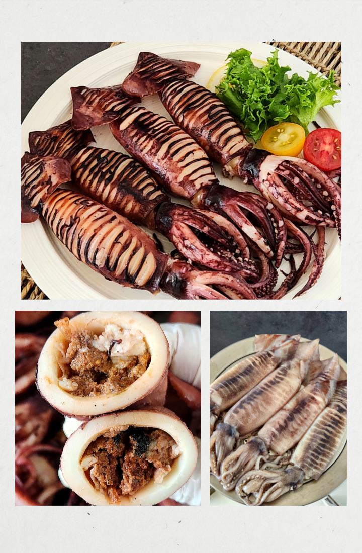 자연산 채낚기 생물 오징어 급냉 통찜오징어 5-8미 1kg